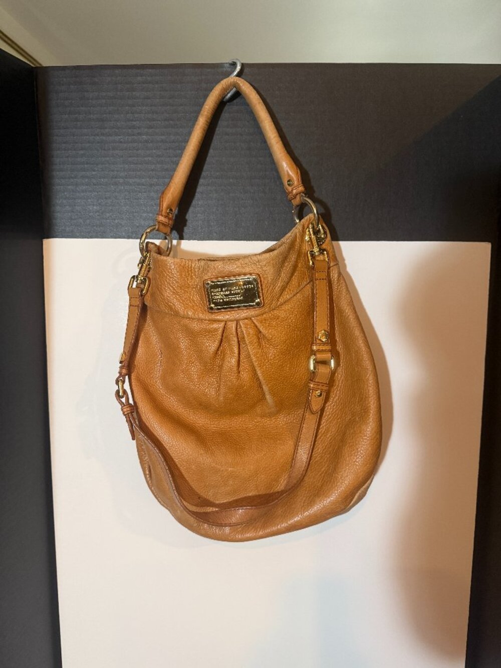 Marc by Marc Jacobs Classic Q Hillier Hobo Tan Leather Bag